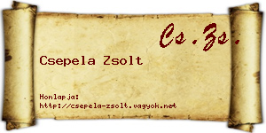 Csepela Zsolt névjegykártya